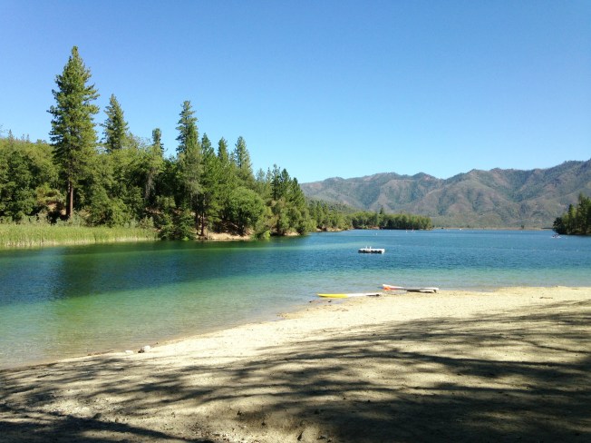 Brandy Creek beach at Whiskeytown Lake